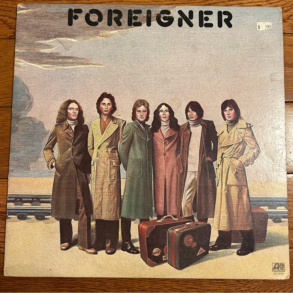 1977 Foreigner Self Titled Vinyl Record LP Album 70s Vintage